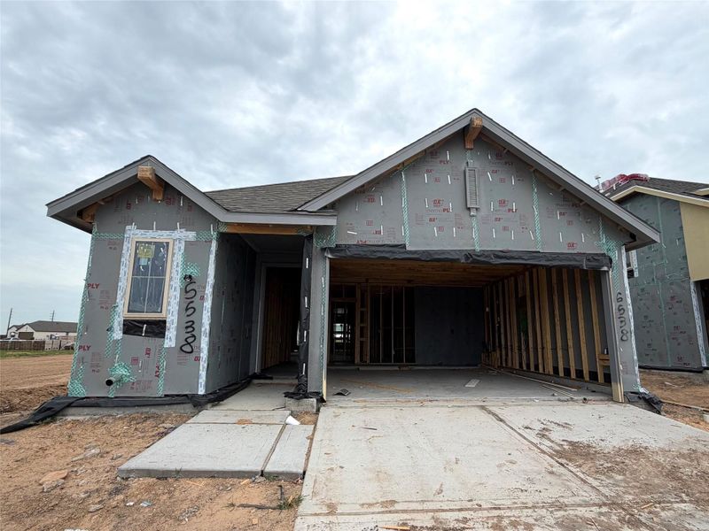 In-progress construction of a new home in Brookewater, Rosenberg, TX (Image 14).