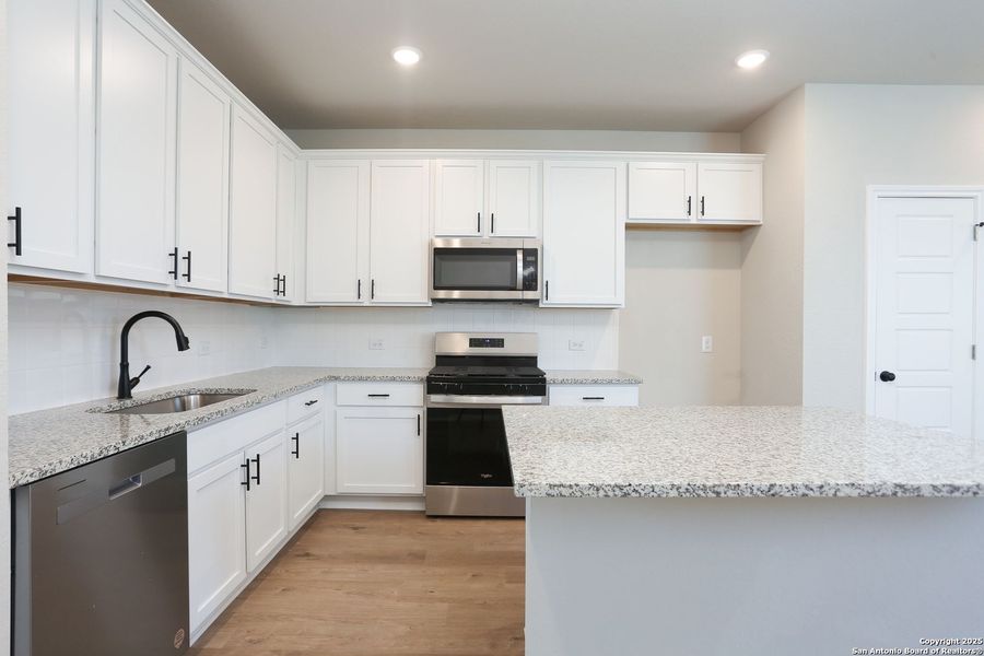 Furnished interior view inside a new home in Fairway Crossing 40s, San Antonio (Image 4).