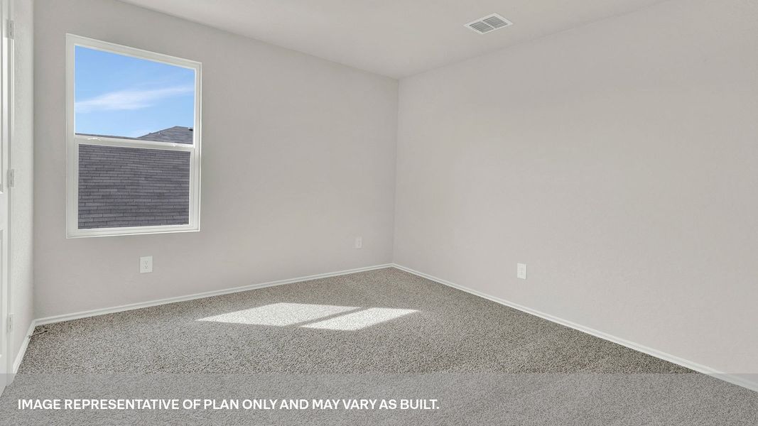 Representative unfurnished interior of a home built from the The Graham by D.R. Horton in Spring Valley, New Braunfels (Image 20). Representative unfurnished interior of a home built from the The Graham by D.R. Horton in Spring Valley, New Braunfels (Image 20).