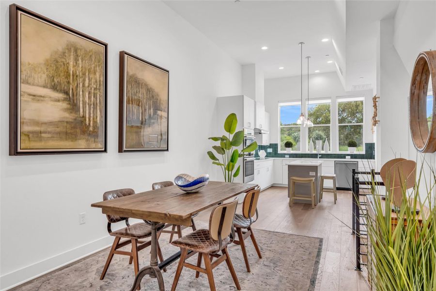 Furnished interior view inside a new home in Bluebonnet Lofts, Austin (Image 28).