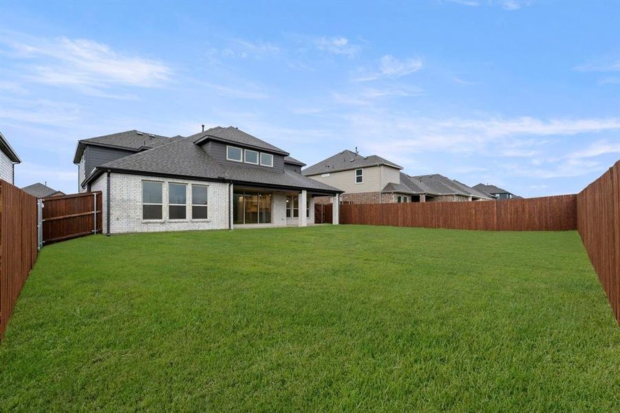 Exterior details and patio area of a home in Westside Preserve, Midlothian (Image 4).
