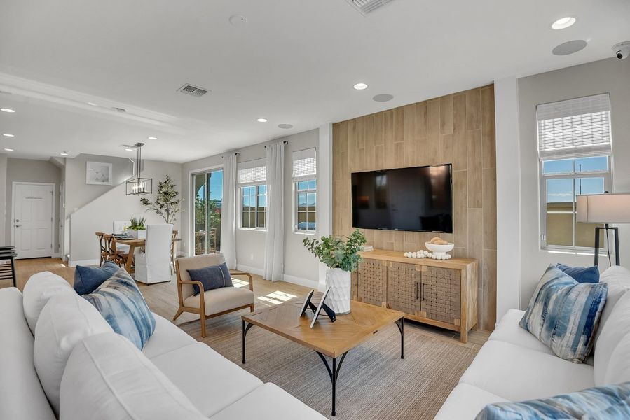 Furnished interior view inside a new home in Ironwood Villages at North Creek, Queen Creek (Image 37).
