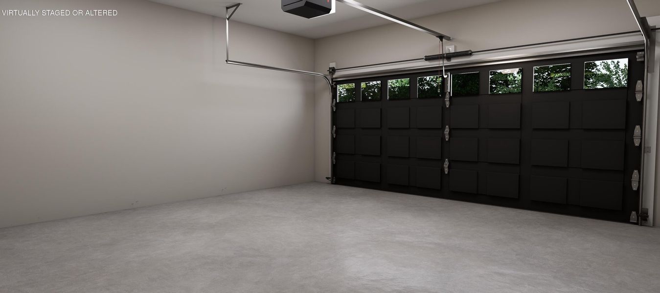 Garage - Virtually staged rendering. Features may vary.