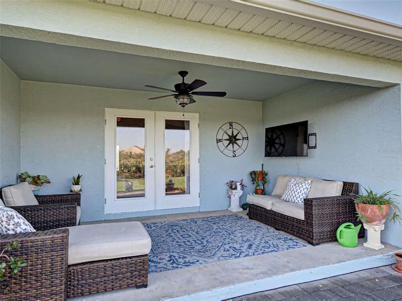 Exterior details and patio area of a home in , Port Charlotte (Image 27). Exterior details and patio area of a home in , Port Charlotte (Image 27).