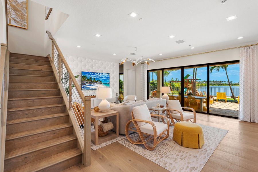 Representative furnished interior of a home built from the Meridian by GL Homes in Apex at Avenir, Palm Beach Gardens (Image 9). Representative furnished interior of a home built from the Meridian by GL Homes in Apex at Avenir, Palm Beach Gardens (Image 9).