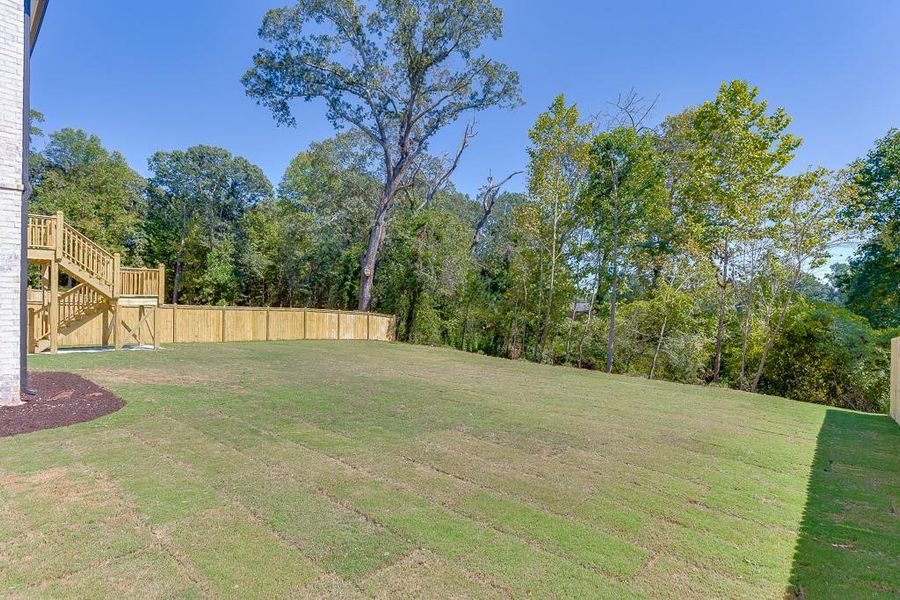 Exterior details and patio area of a home in , Buford (Image 4).