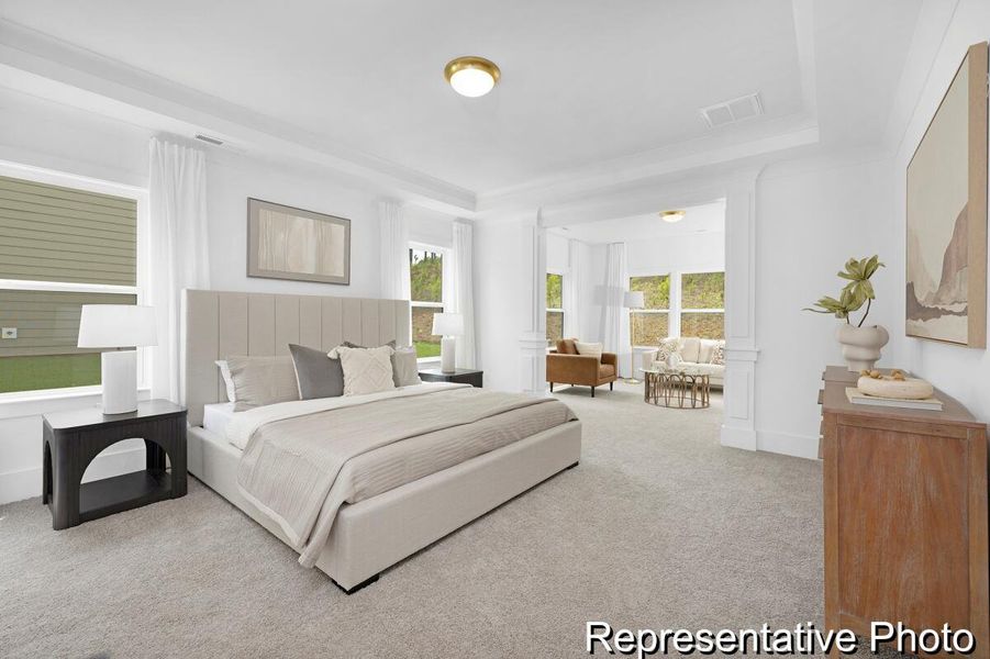 Furnished interior view inside a new home in , Ridgeville (Image 14).