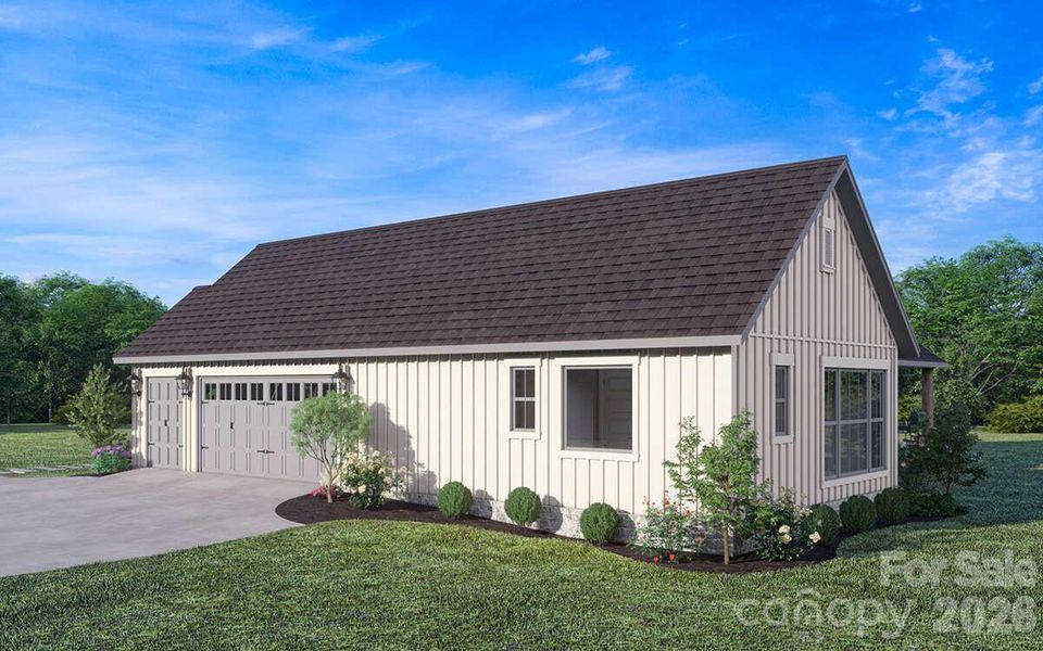 Front exterior of a new home in , Salisbury, NC, highlighting curb appeal (Image 16).