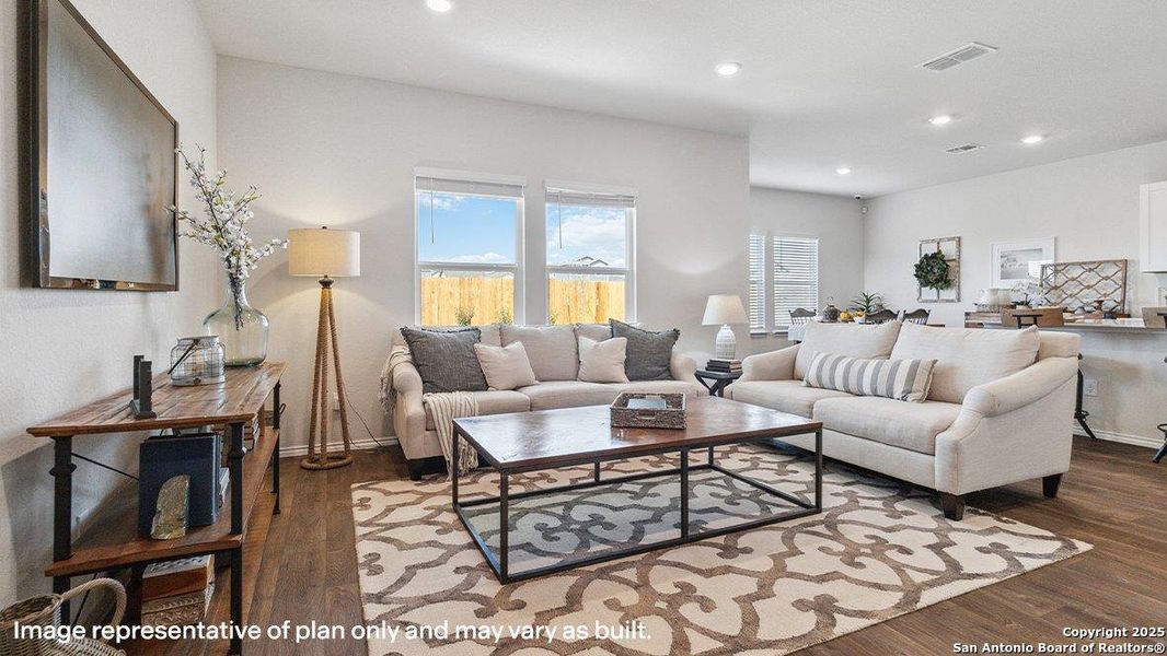 Furnished interior view inside a new home in Redbird Ranch, San Antonio (Image 24).