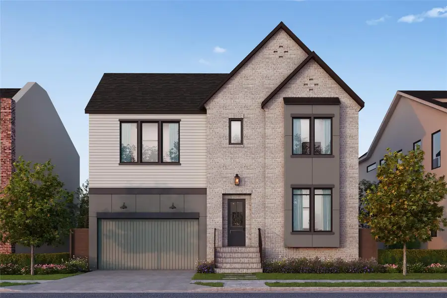 This Houston Heights home blends classic proportions with modern elements, featuring brick and siding, elegant columns, expansive windows, and refined detailing for a fresh yet timeless architectural presence. This Houston Heights home blends classic proportions with modern elements, featuring brick and siding, elegant columns, expansive windows, and refined detailing for a fresh yet timeless architectural presence.