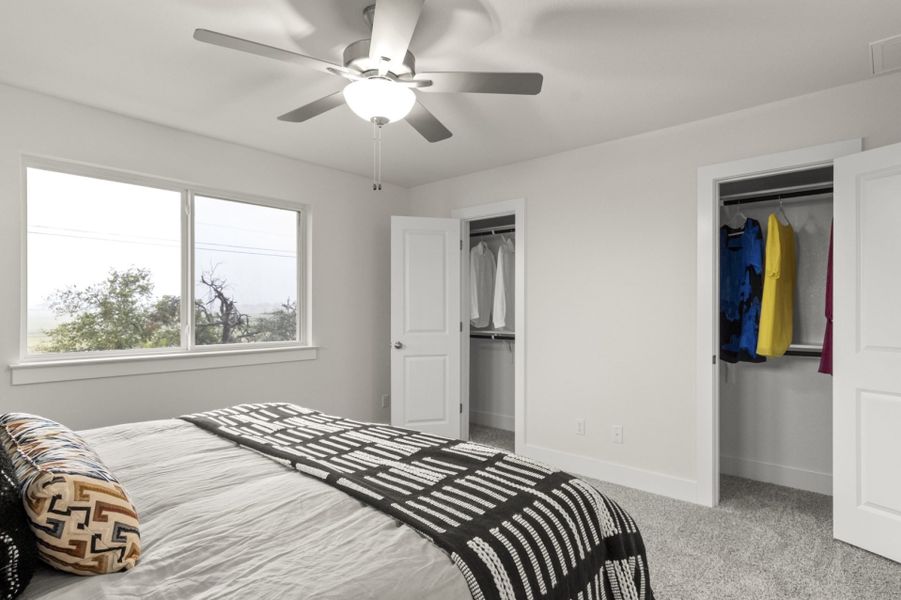 Furnished interior view inside a new home in Saddle Creek Twinhomes, Georgetown (Image 11).