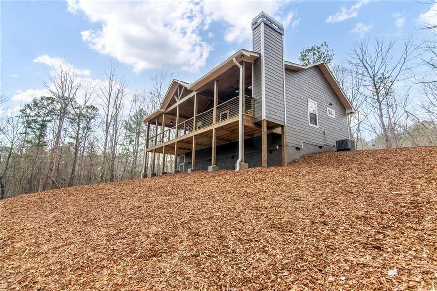 In-progress construction of a new home in , Ellijay, GA (Image 50).