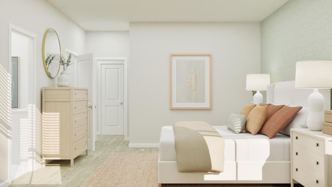 Furnished interior view inside a new home in , Summerville (Image 10).