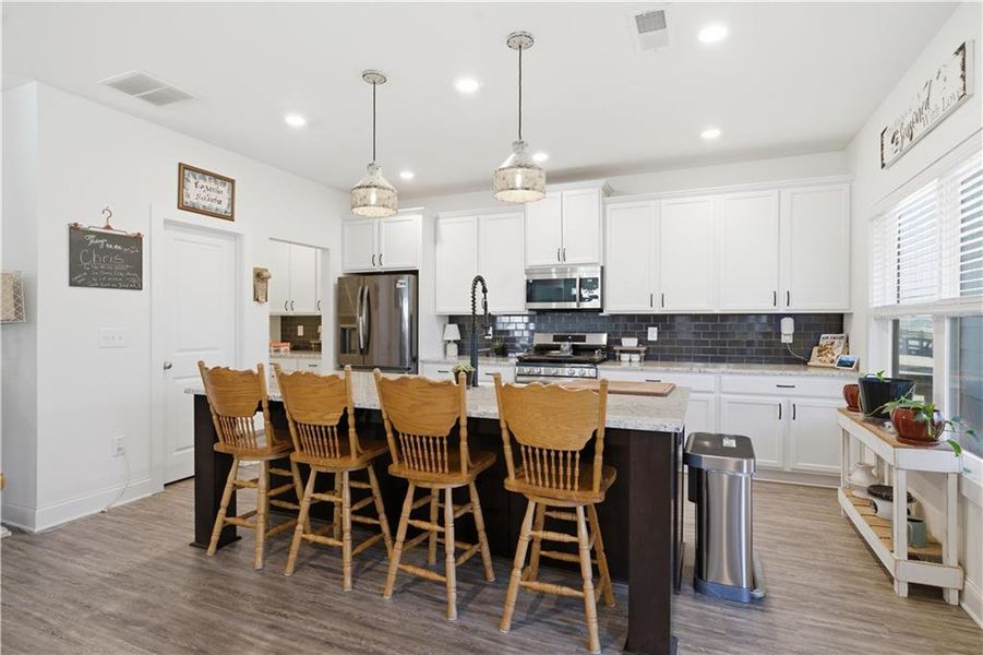 Furnished interior view inside a new home in , Dallas (Image 29).