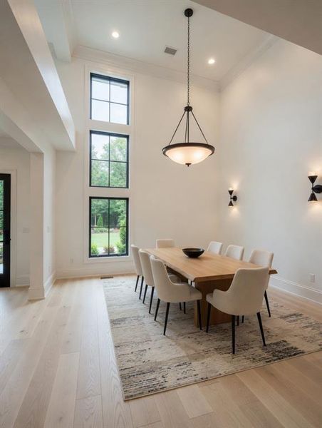 Furnished interior view inside a new home in , Northlake (Image 3).
