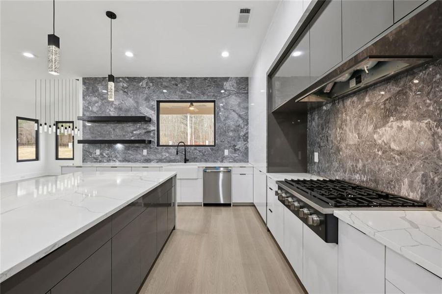 Furnished interior view inside a new home in , Auburn (Image 10).