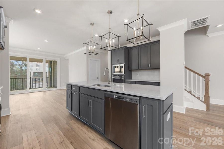 Furnished interior view inside a new home in Ross Farms, Charlotte (Image 6).