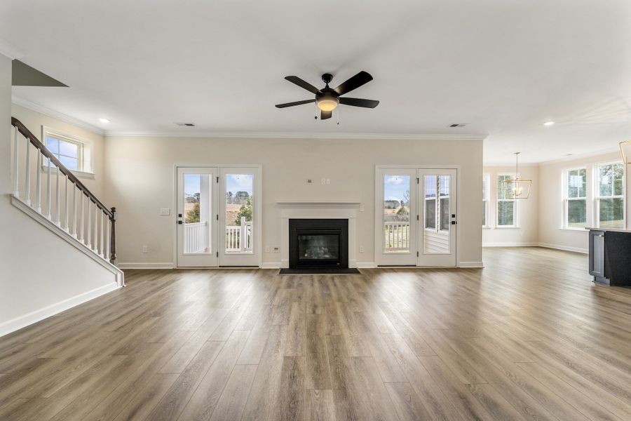 Spacious, unfurnished interior of a new home in Ridgecrest at Midway, Anderson (Image 21).
