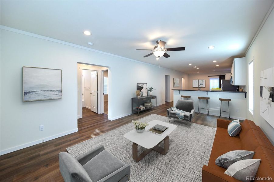 Furnished interior view inside a new home in , Lochbuie (Image 6).