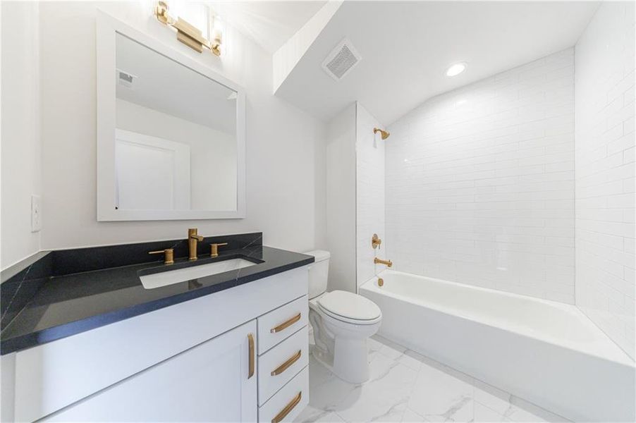 Furnished interior view inside a new home in Mayfair on Main, Alpharetta (Image 38).