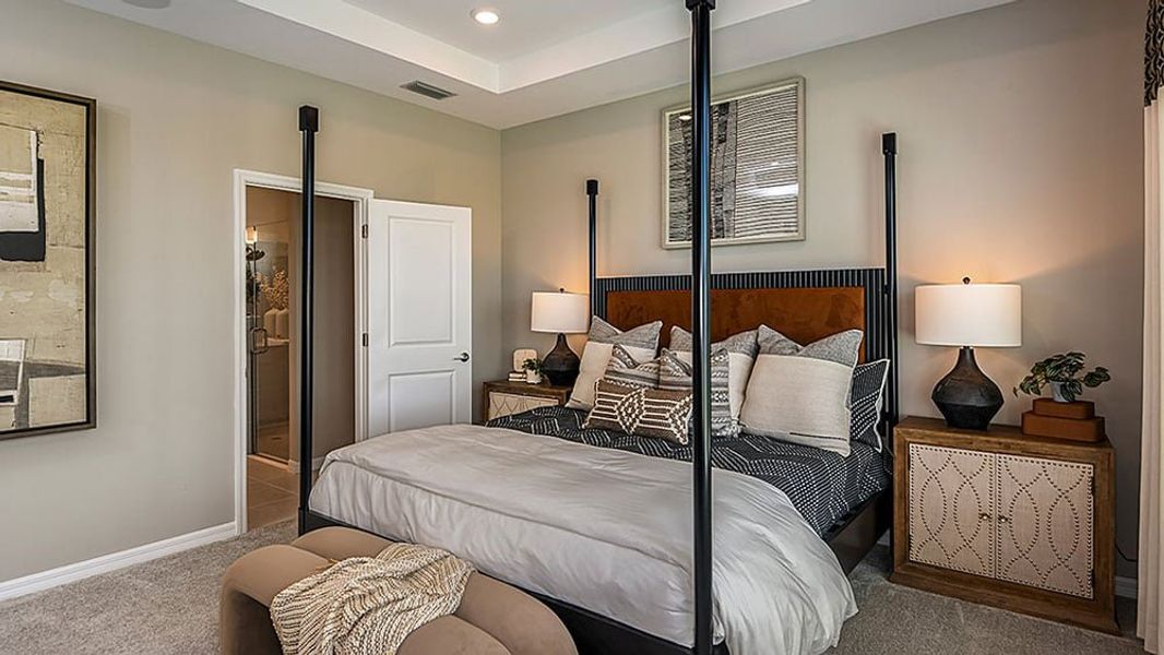 Representative furnished interior of a home built from the Grenada by Taylor Morrison in The Cove at West Port, Port Charlotte (Image 7).