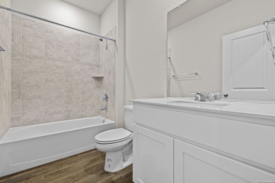 Furnished interior view inside a new home in Redbird Ranch, San Antonio (Image 8).