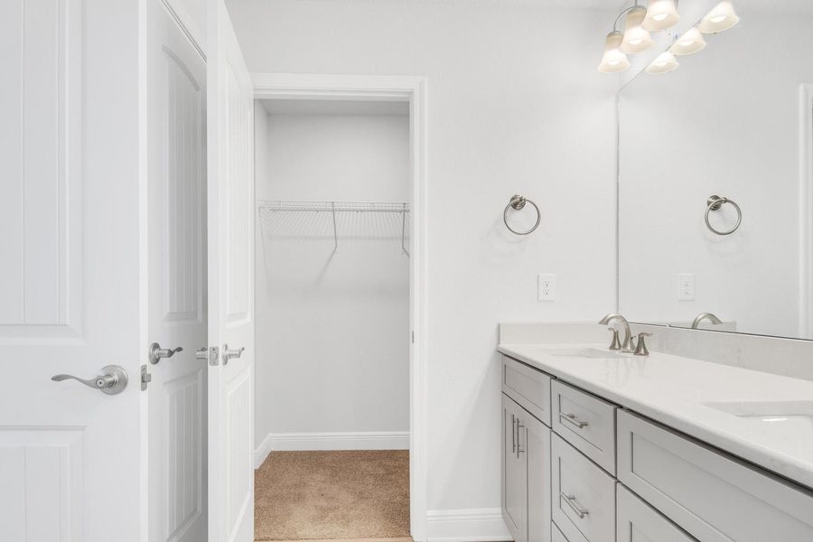 Furnished interior view inside a new home in The Bluffs at Lafayette, Freeport (Image 10).