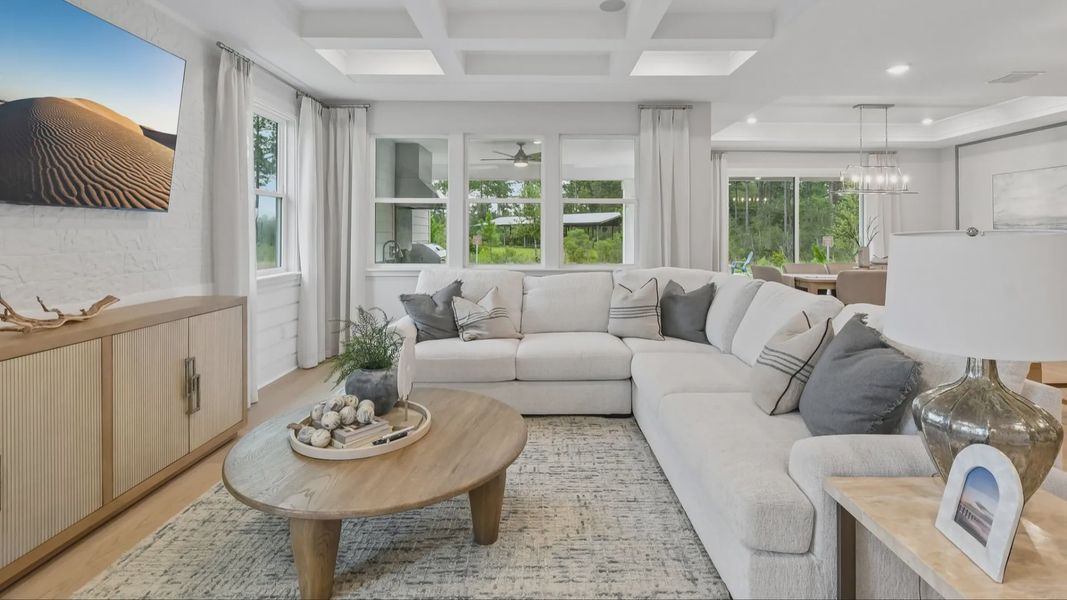 Furnished interior view inside a new home in Ardisia Park, New Smyrna Beach (Image 18).