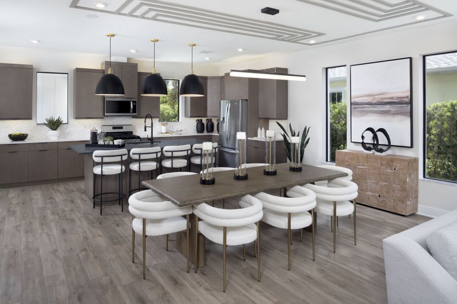 Representative furnished interior of a home built from the Gloriosa by Mattamy Homes in Newfield - Rosette Park, Palm City (Image 6).