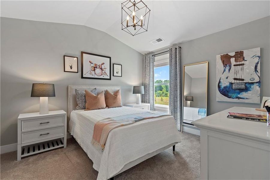 Furnished interior view inside a new home in Copperfield, Locust Grove (Image 4).