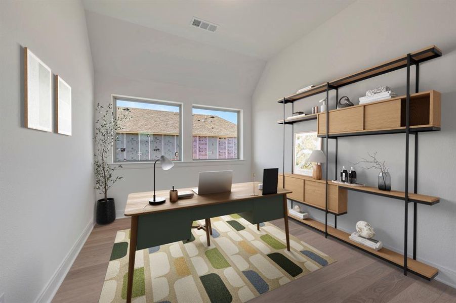 Furnished interior view inside a new home in Creekshaw – Gardens, Royse City (Image 14).