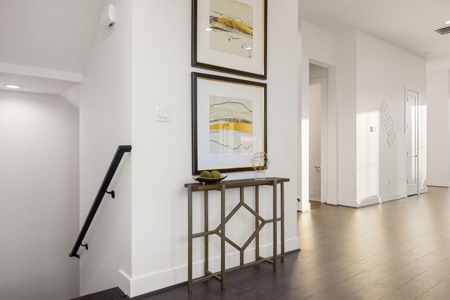 Furnished interior view inside a new home in , Houston (Image 26).