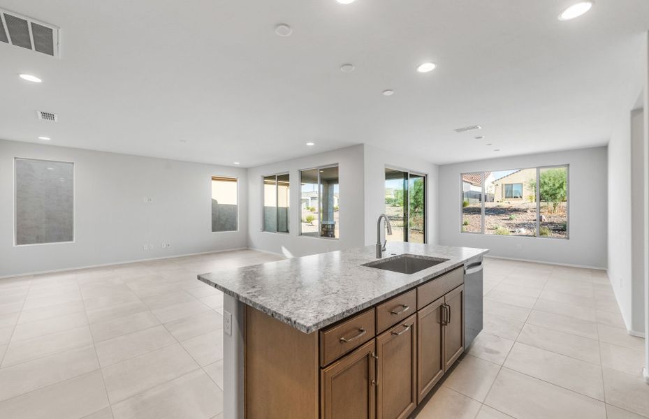 Furnished interior view inside a new home in Sun City Festival, Buckeye (Image 10).