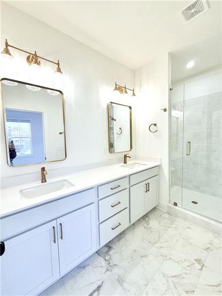 Furnished interior view inside a new home in , Alpharetta (Image 8).