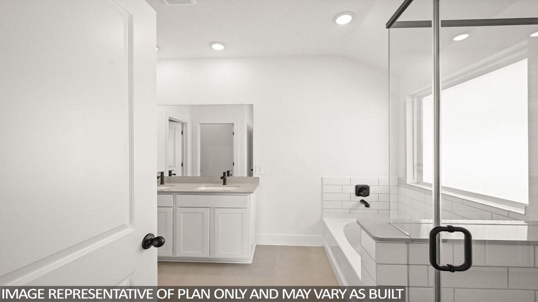 Furnished interior view inside a new home in Newport Pointe, Crosby (Image 4).