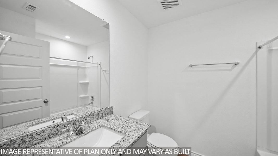 Representative furnished interior of a home built from the Harris by D.R. Horton in Holly Trails, Sour Lake (Image 11).