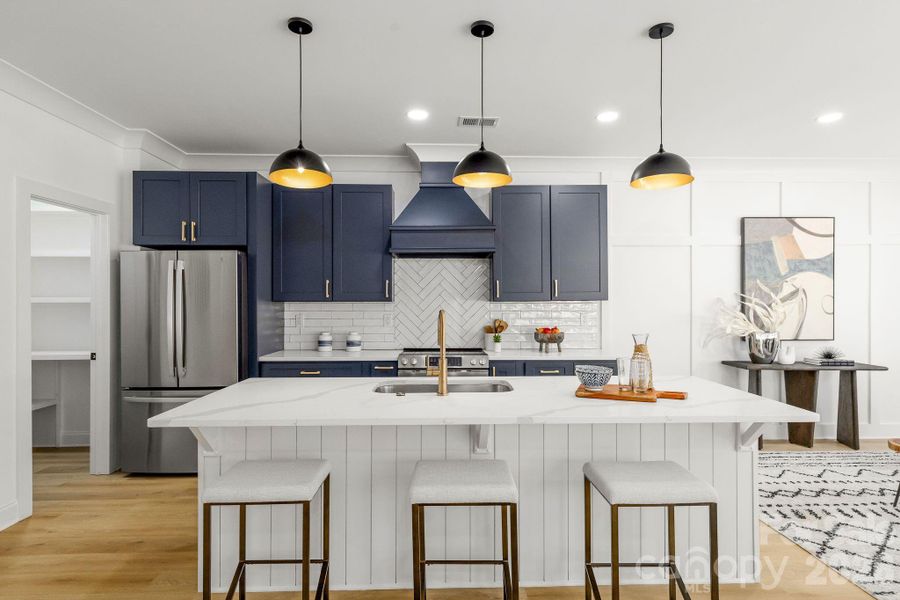 Furnished interior view inside a new home in , Charlotte (Image 27). Furnished interior view inside a new home in , Charlotte (Image 27).