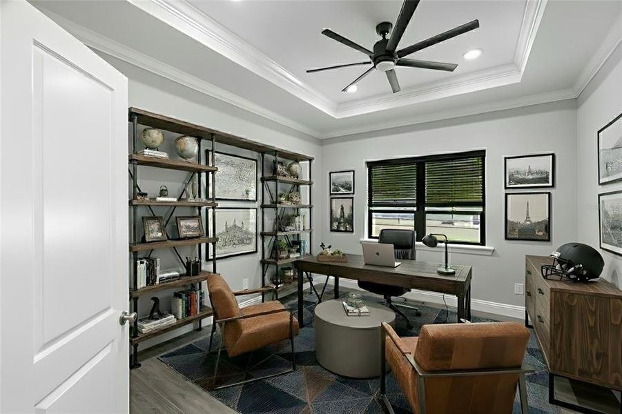 Furnished interior view inside a new home in , Sarasota (Image 35).