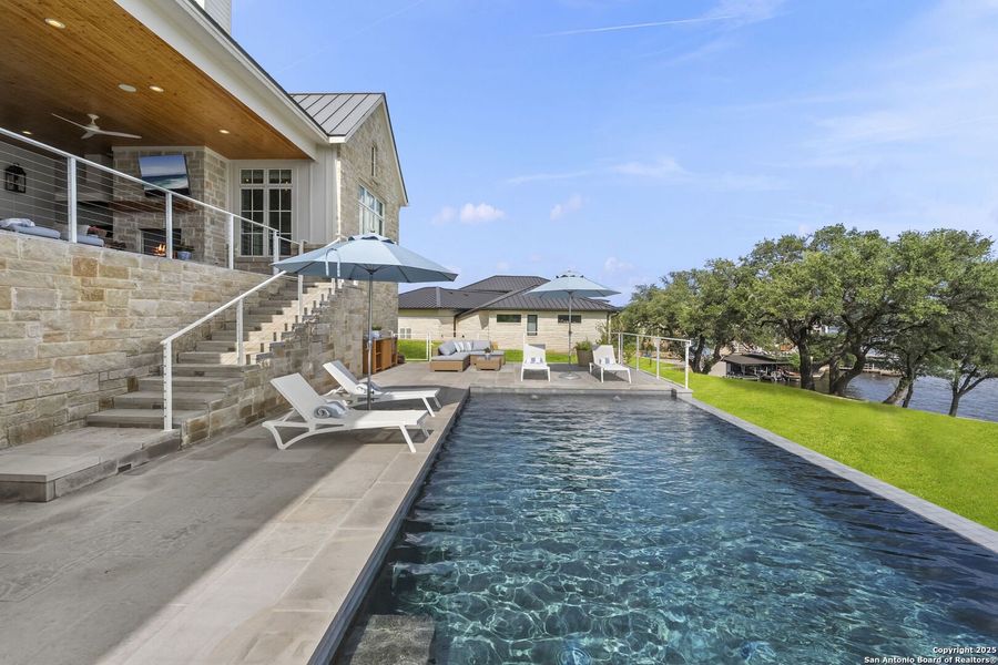 Front exterior of a new home in , Kingsland, TX, highlighting curb appeal (Image 1). Front exterior of a new home in , Kingsland, TX, highlighting curb appeal (Image 1).