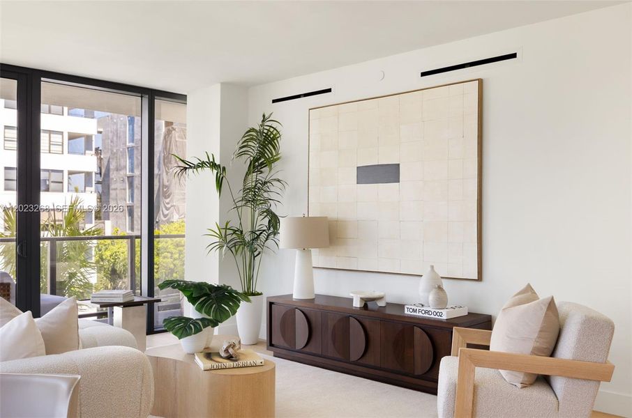 Furnished interior view inside a new home in , Bay Harbor Islands (Image 17).