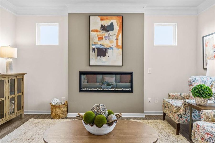 Furnished interior view inside a new home in Varnell Preserve, Dalton (Image 26).