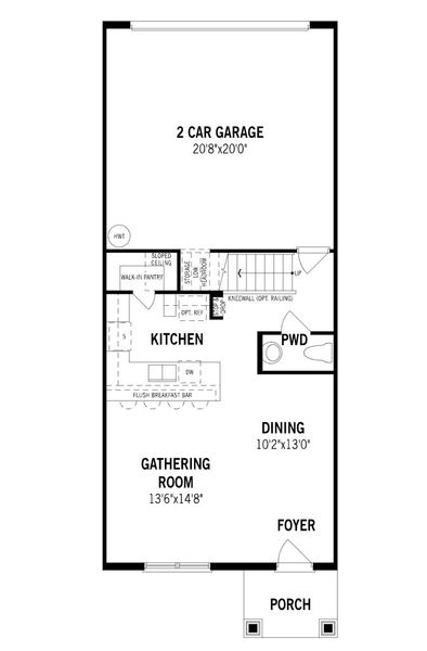 2D floor plan layout of this home in Hickory Grove, Winter Springs, FL (Image 3). 2D floor plan layout of this home in Hickory Grove, Winter Springs, FL (Image 3).