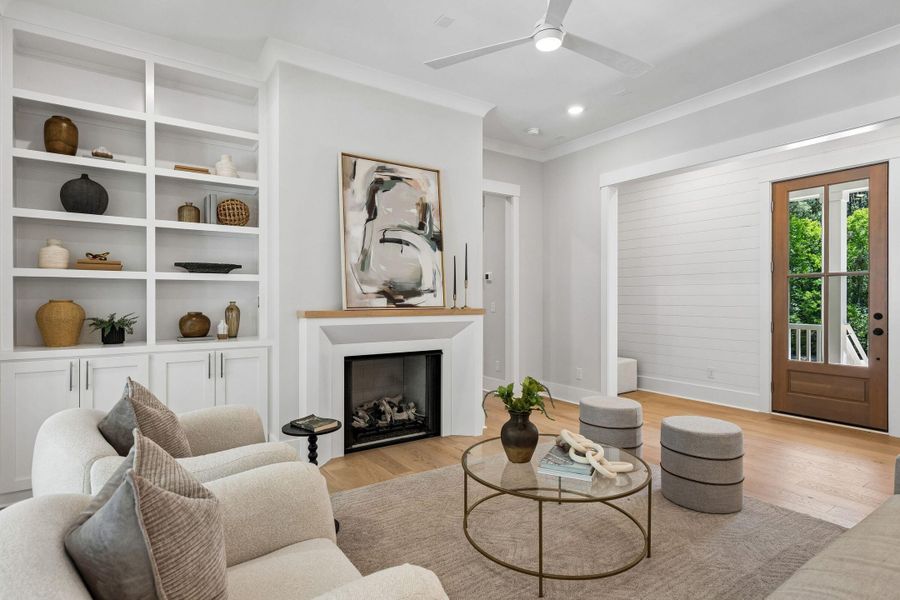 Furnished interior view inside a new home in , Charleston (Image 37).