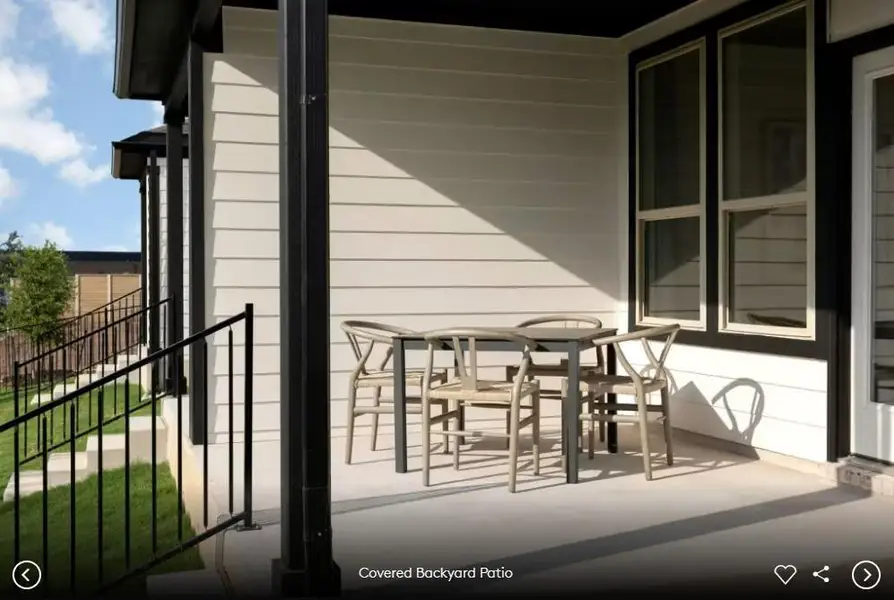 Exterior back photos- Photo of Pulte model home with same floor plan, not of actual home listed.