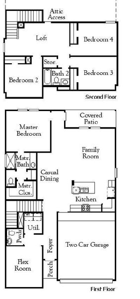 2D floor plan layout of this home in , Texas City, TX (Image 2). 2D floor plan layout of this home in , Texas City, TX (Image 2).