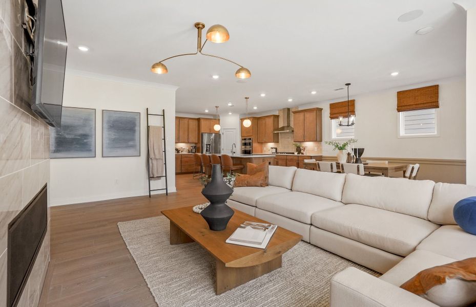 Representative furnished interior of a home built from the Murphy by Pulte Homes in Cannon Run, Concord (Image 20).