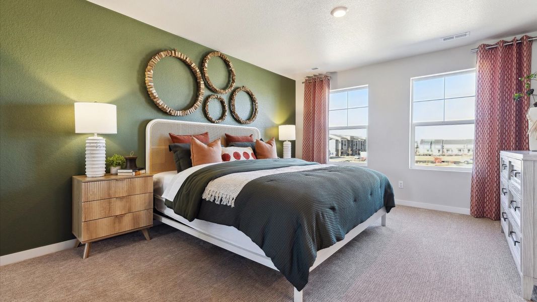 Furnished interior view inside a new home in Horizon Uptown, Aurora (Image 12).