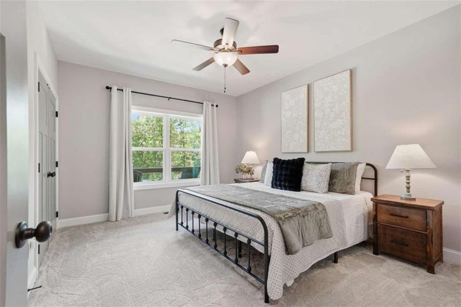 Furnished interior view inside a new home in , Blue Ridge (Image 17). Furnished interior view inside a new home in , Blue Ridge (Image 17).
