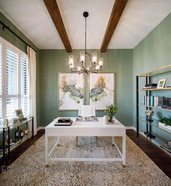 Furnished interior view inside a new home in Broken Oak, Georgetown (Image 27). Furnished interior view inside a new home in Broken Oak, Georgetown (Image 27).