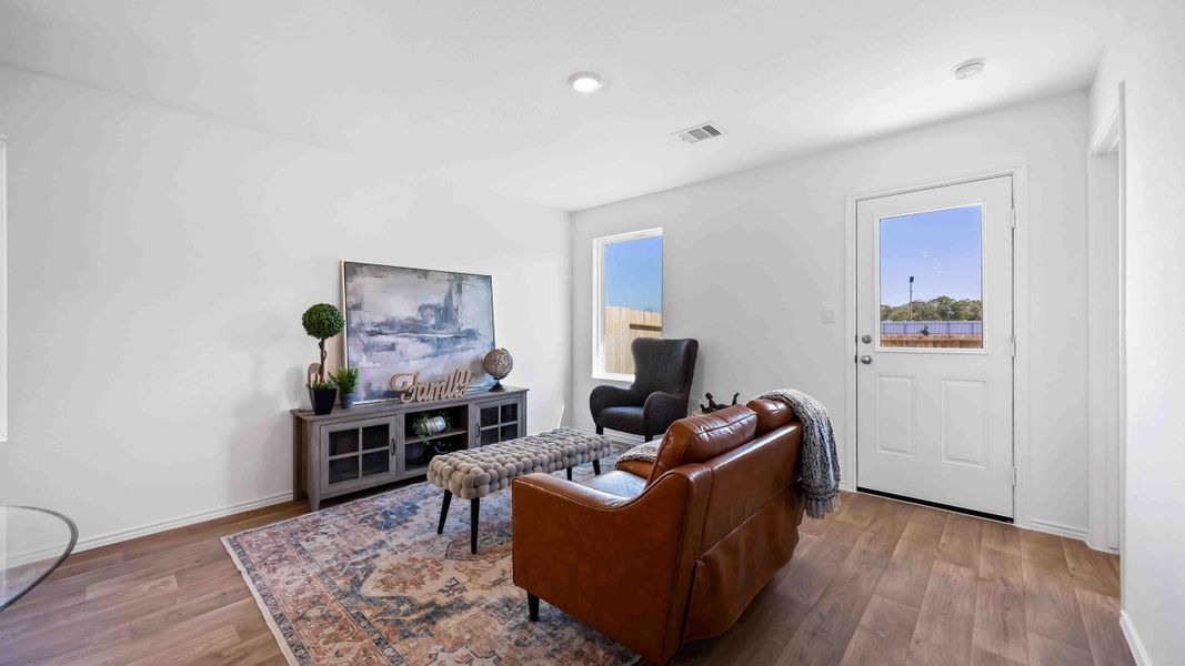 Representative furnished interior of a home built from the Atlanta by D.R. Horton in Legacy Village, Houston (Image 14). Representative furnished interior of a home built from the Atlanta by D.R. Horton in Legacy Village, Houston (Image 14).
